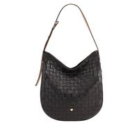 DuDu Sylvie Schultertasche Leder 36.5 cm schwarz