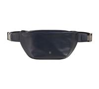 DUDU Gürteltasche aus echtem Leder mit verstellbarem Gurt, elegantes, geräumiges Design, 3-Reißverschluss-Gürteltasche, für Damen und Herren Navy