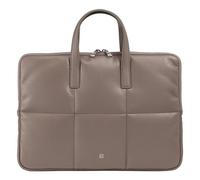 DuDu Togean Laptoptasche Leder 36 cm grau