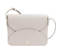 DuDu Umhängetasche Leder 21 cm weiss