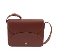 DUDU Umhängetasche für Damen aus Leder mit Klappenverschluss im Envelope-Stil - Kleine Elegante und Vielseitige Tasche mit Verstellbarem Schulterriemen, Perfekte Tasche für Jede Gelegenheit Schokolade