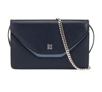 DuDu Umhängetasche Leder 19 cm navy (534-6009-07) blau