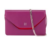 DuDu Umhängetasche Leder 19 cm fuchsia Damen