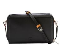 DuDu Umhängetasche Leder 19 cm schwarz Damen