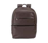 DUDU Unisex Leder Reiserrucksack für Herren und Damen - Eleganter und Langlebiger Rucksack für Tablet, Wandern und Arbeit - Verstellbare Schulterriemen und Ergonomisches Design Coffee Brown