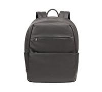 DUDU Unisex Leder Reiserrucksack für Herren und Damen - Eleganter und Langlebiger Rucksack für Tablet, Wandern und Arbeit - Verstellbare Schulterriemen und Ergonomisches Design Anthrazit