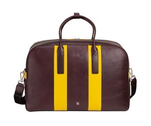 DuDu Weekender Reisetasche Leder 49 cm burgundy Damen
