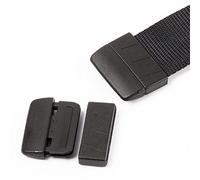 Due Emme 2M 1 Stck. Gurtende/Gurtabschluss/Endstück PC aus Nylon zum Annähen für 25mm-Gurt