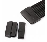 Due Emme 2M 1 Stck. Gurtende/Gurtabschluss/Endstück PC aus Nylon zum Annähen für 30mm-Gurt