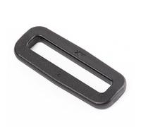 Due Emme 2M 1 Stck. Stabiler Kunststoff-Ovalring/Rechteckring OS aus Nylon für 40mm Gurtband
