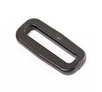 Due Emme 2M 10 Stck. Stabiler Kunststoff-Ovalring/Rechteckring OS aus Nylon für 30mm Gurtband