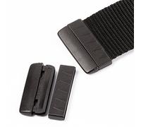 Due Emme 2M 2 Stck. Gurtende/Gurtabschluss/Endstück PC aus Nylon zum Annähen für 40mm-Gurt