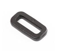 Due Emme 2M 2 Stck. Stabiler Kunststoff-Ovalring/Rechteckring OS aus Nylon für 20mm Gurtband