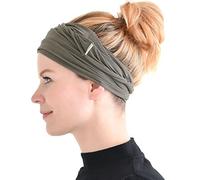 Dünnes Lauf Stirnband Sport Haarband Herren, Bandana Damen Sommer Japanische Mode Lang, Loop Tuch Zum Binden Anthrazit