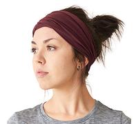 Dünnes Lauf Stirnband Sport Haarband Herren, Bandana Damen Sommer Japanische Mode Lang, Loop Tuch Zum Binden Weinrot