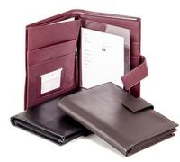 DÜRASOL Rezepttasche - Feinrindleder (Farbe: bordeaux)