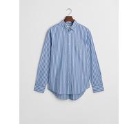 Gant - Regular Fit Classic Popeline Hemd mit Streifen rich blue - Gr. - XL