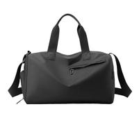 Duffle Bag Fitnesstasche Mode Reisetaschen for Frauen Große Kapazität männer Sport Tasche wasserdichte Wochenende Voyage Weibliche Messenger Trocken Und Nass(Black)