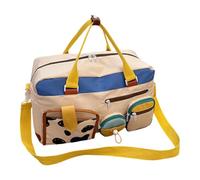 Duffle Bag - Luggage Storage Bag | Unisex Garment Bags | Unisex Women Gym Bag Multiple Pockets Large Sports Zoned Storage Gym Bag Vibrant Accent Travel Bag