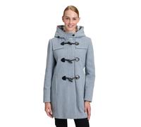 Gil Bret Damen Dufflecoat mit Kapuze 36, Bright Blue Melange