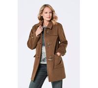 Dufflecoat in klassischem Stil braun 46