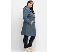 Sheego Mantel Blau Basic für Damen - 54