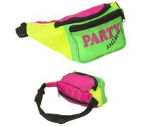 Dufte 80er Jahre Neon Bauchtasche | OS - Bunt | Wir machen Party.de |