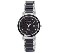 Dugena Keramikuhr »Ceramic Solar - Keramikuhren, 4461007«, schwarz