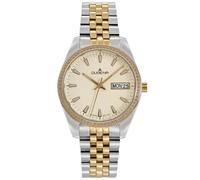 Dugena Damen-Armbanduhr 4461080 Venetia Stone, Quarz, Edelstahl, Saphirglas, Drückerfaltschließe, 10 bar