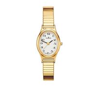 Dugena Damen-Armbanduhr Vintage Comfort, Quarz, Edelstahl, Mineralglas, 3 bar