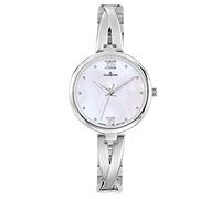 Dugena Damen Quarz-Armbanduhr, Gehärtetes Mineralglas, Edelstahl Schmuckband, Elin, Silber, 4460667