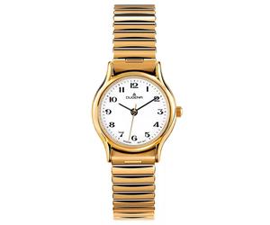 Dugena - Damenarmbanduhr Vintage von Dugena 4460535 rund und Zugarmband