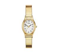 DUGENA Damen Uhr gold / weiß, Größe One Size, 4374368 Gold / Weiß One Size