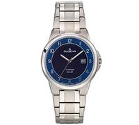 Dugena Herren Analog Quarz Uhr mit Titan Armband 4460918