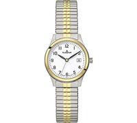 Dugena Herren-Armbanduhr Bari, Quarz, Edelstahlgehäuse 28 mm, Bicolor, Silber-Gold, klassisch elegant