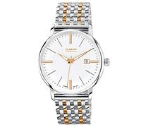 Dugena Herren-Armbanduhr Festa - Traditional Classic Analog Quarz Edelstahl 7090167