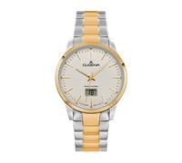 Dugena Herren-Armbanduhr Momentum, Funk, digitales Datum, Edelstahl, 5 bar