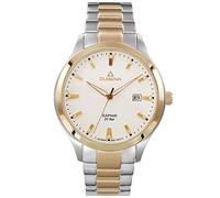 Dugena Herren-Armbanduhr Tresor Master, Quarz, Edelstahlgehäuse, Saphirglas, Edelstahlarmband, Doppelfaltdrückerschließe, 20 bar