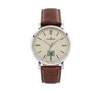 Dugena Herren Uhr 4460845 Mondo Funk Leder braun