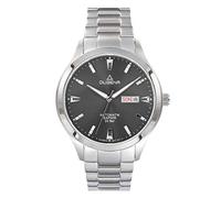 Dugena Herrenuhr mit Edelstahlband Tresor Master Automatik Saphirglas 20 Bar grau