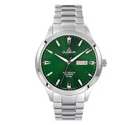Dugena Herrenuhr mit Edelstahlband Tresor Master Automatik Saphirglas 20 Bar grün