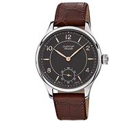Dugena Mechanik Herren-Armbanduhr Epsilon 8 - Handaufzug Analog Handaufzug Leder 7000115