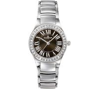 Dugena Premium Damenuhr 4460650 Starwalk 30m römische Ziffern Schwarz/Silber Ø28mm