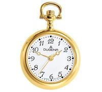 Dugena Damen-Taschenuhr 4287991-1 Lepine, Quarz, Gold, inklusive Kette