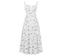 DUHGBNE Abendkleid Damen Lang, Festliches Kleid, Abendkleider Elegant Für Hochzeit Boho Maxikleider Sommer Kleid Hochzeitsgast Blumenkleid Elegant Festliche Kleider, Sale