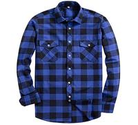 DUHGBNE Deals of The Day Angebote des Tages Heute Sale Bekleidung Herren Hemd Langarm Plaid Freizeithemd Flanell Lockeres Und Bequemes Weiches Hemd Body Fit Hemden Meine Bestellungen Anzeigen Deutsch