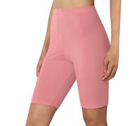 DUHGBNE Radlerhose Damen High Waist Shorts Blickdicht Radlerhose Nahtlose Sporthose Für Yoga Gym