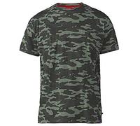 Duke Herren T-Shirt Gaston mit Tarnmuster, Kingsize (8XL) (Dschungel)