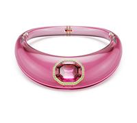 Dulcis Halsband, Oktagon-Schliff, Pavé, Rosa, Goldlegierungsschicht OS