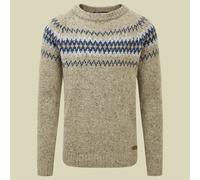 Dumji Crew Sweater Men braun2 L - Farbe herb